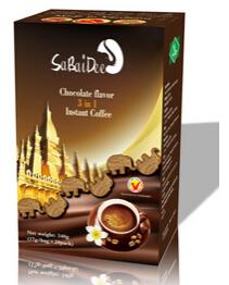 老挝进口萨拜迪3合1速溶咖啡 品味香醇巧克力风情的便捷之选